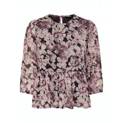 ONLY PEPLUM BLOMSTER BLUSE