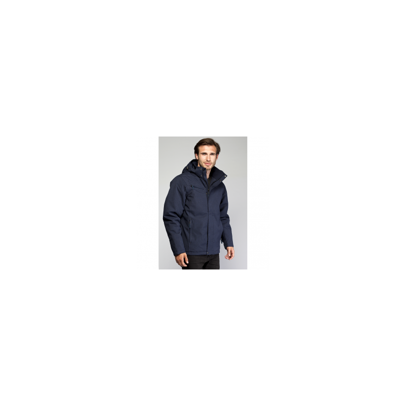 FUNKTIONEL VINTER / SKI JAKKE - NAVY MELANGE