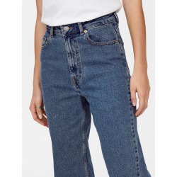 ONLY Camille HW Brede Jeans - Medium Blue Denim