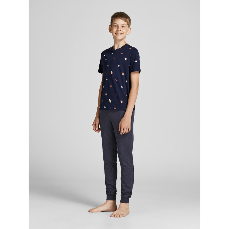 JACK & JONES Junior Jule Nattøjssæt - Navy