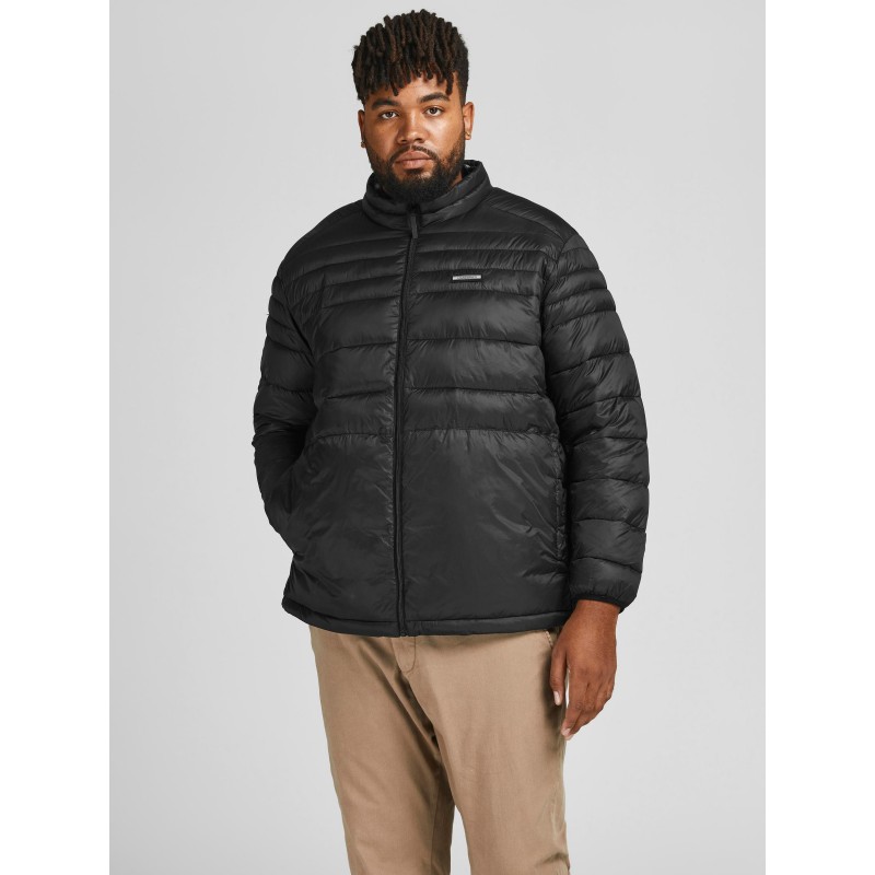 JACK & JONES Plus Puffer Jakke - SORT