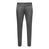 Only & Sons Mark Performance Chino Bukser - Grey Pinstripe