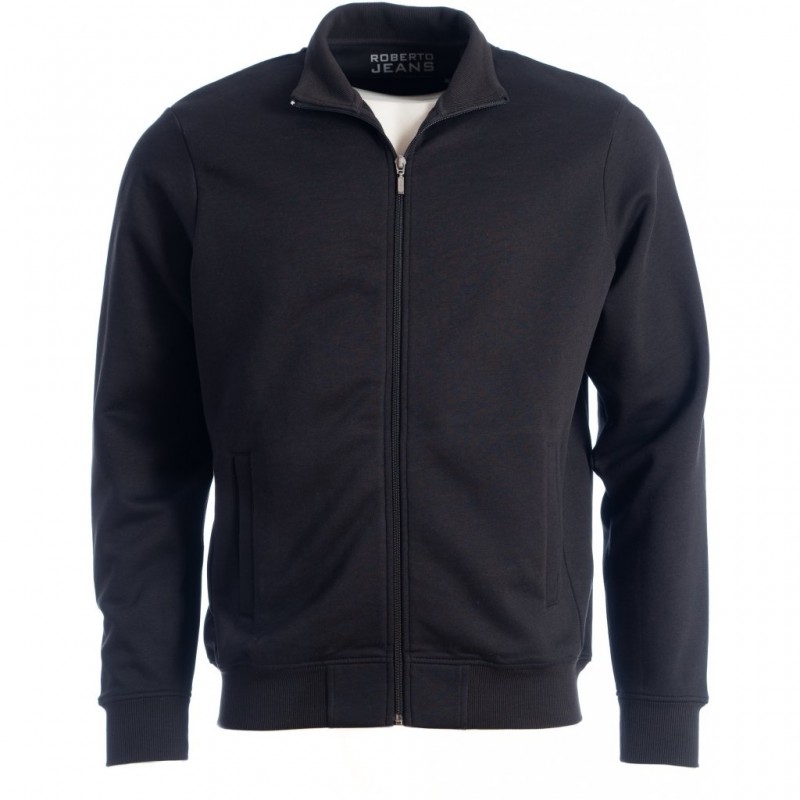 ROBERTO Liko Sweatshirt Med Zip - Sort