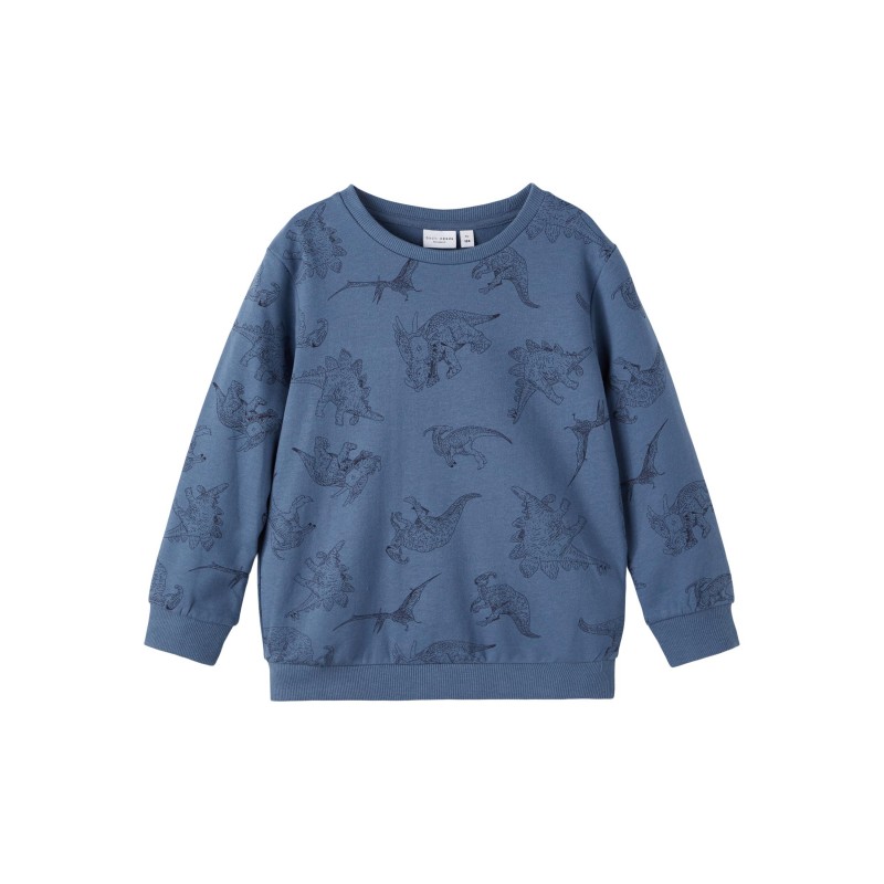 NAME IT Mini Vifelix  L/S Sweatshirt - Bering Sea