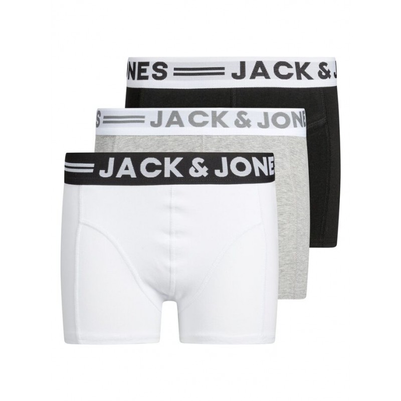 JACK & JONES Sense Trunks 3-Pack  Jnr - Black