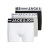 JACK & JONES Sense Trunks 3-Pack  Jnr - Black