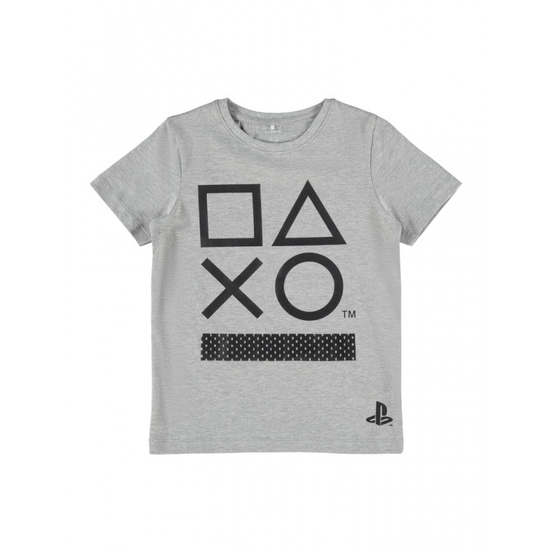 Name it Kids Playstation Oris t-shirt - Grey melange