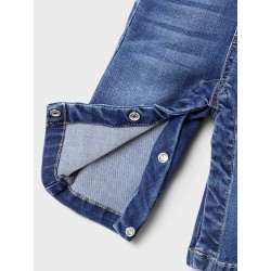 NAME IT BABY ROBIN OVERALLS | Medium Blue Denim | Hurtig Levering