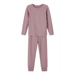 Name It  mini/kids pyjamas med prikker