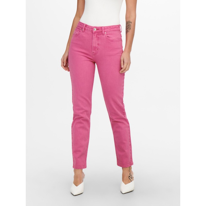 ONLY EMILY HW ANK JEANS - GIN FIZZ