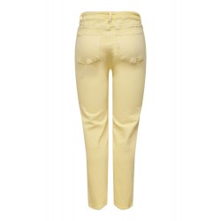 ONLY Emily højtaljet ankel jeans - Lemon Meringue | DAMETØJ