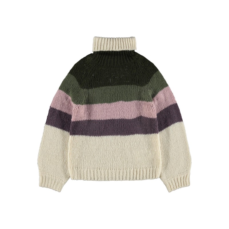 NAME IT Kids Sekka langærmet strik pullover - Climbing Ivy