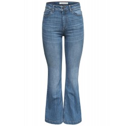 JDY Flora high flared jeans - Medium Blue Denim