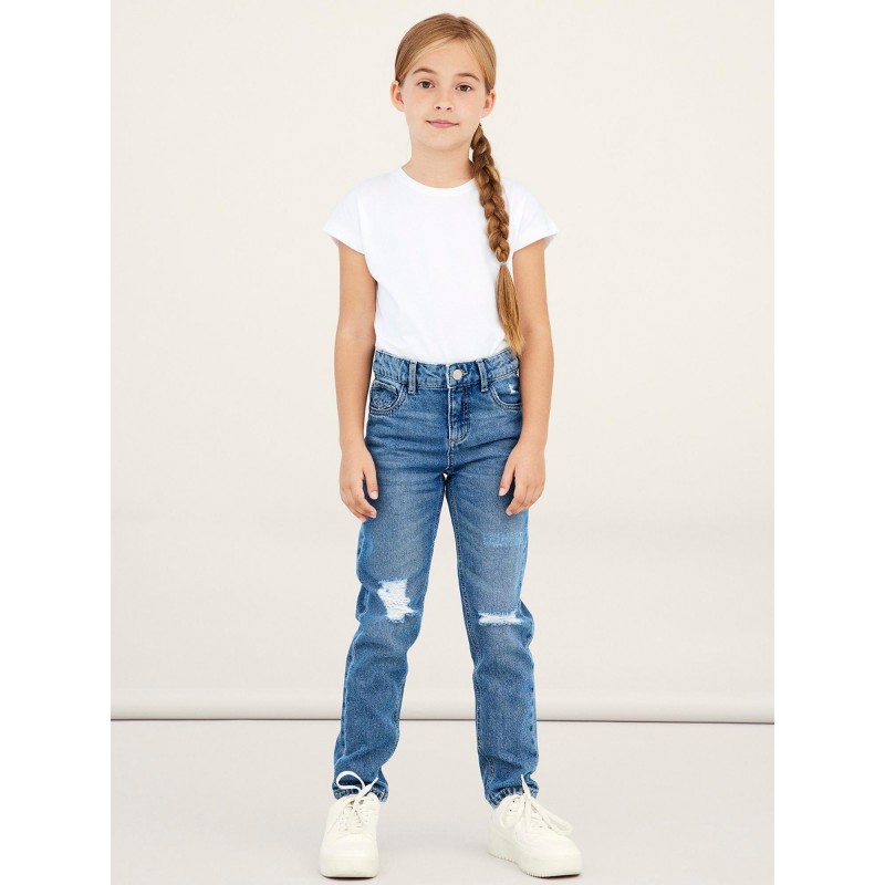 KØB NAME IT KIDS Rose mom jeans | Mode rigtige jeans | Shop online