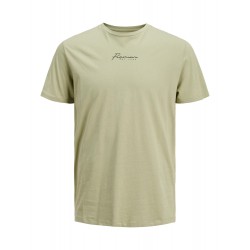 JACK & JONES Booster Crewneck kortærmet T-shirt - Tea Grøn