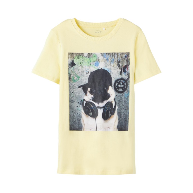 NAME IT KIDS VOTO S/S T-SHIRT - DOUBLE CREAM