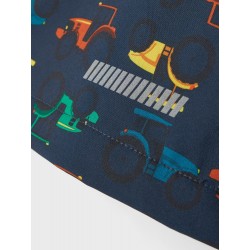 NAME IT MINI MALFA SOFTSHELL JAKKE TRAKTOR- MOONLIT OCEAN