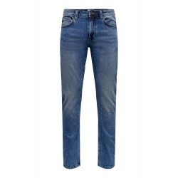 Only & Sons Weft Regular Fit Jeans - Blue Denim