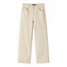LMTD Colizza Højtaljede Brede Bukser - Oatmeal