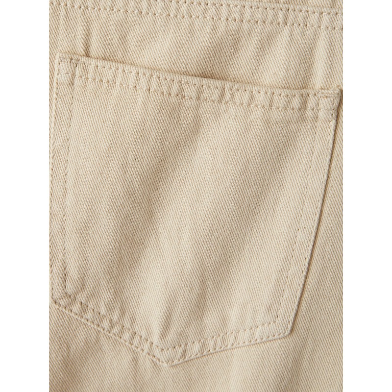 LMTD Colizza Højtaljede Brede Bukser - Oatmeal