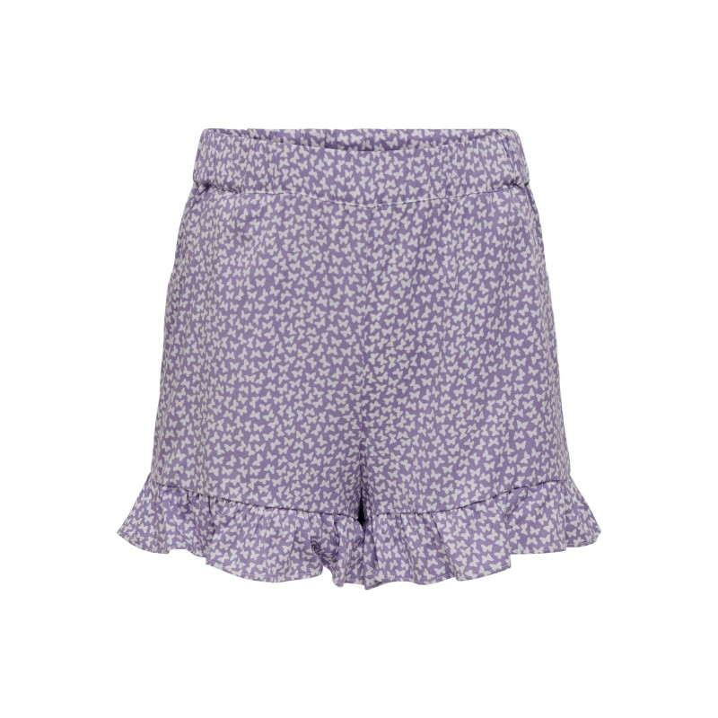 Kids Only Scarlett Ruffle Shorts - Chalk violet