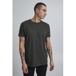 SOLID basic T-shirt - Dark Grey Melange