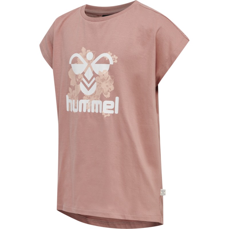 Hummel Azra kortærmet T-shirt - Ash Rose