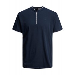 JACK & JONES Spring Polo M. lynlås - New Navy