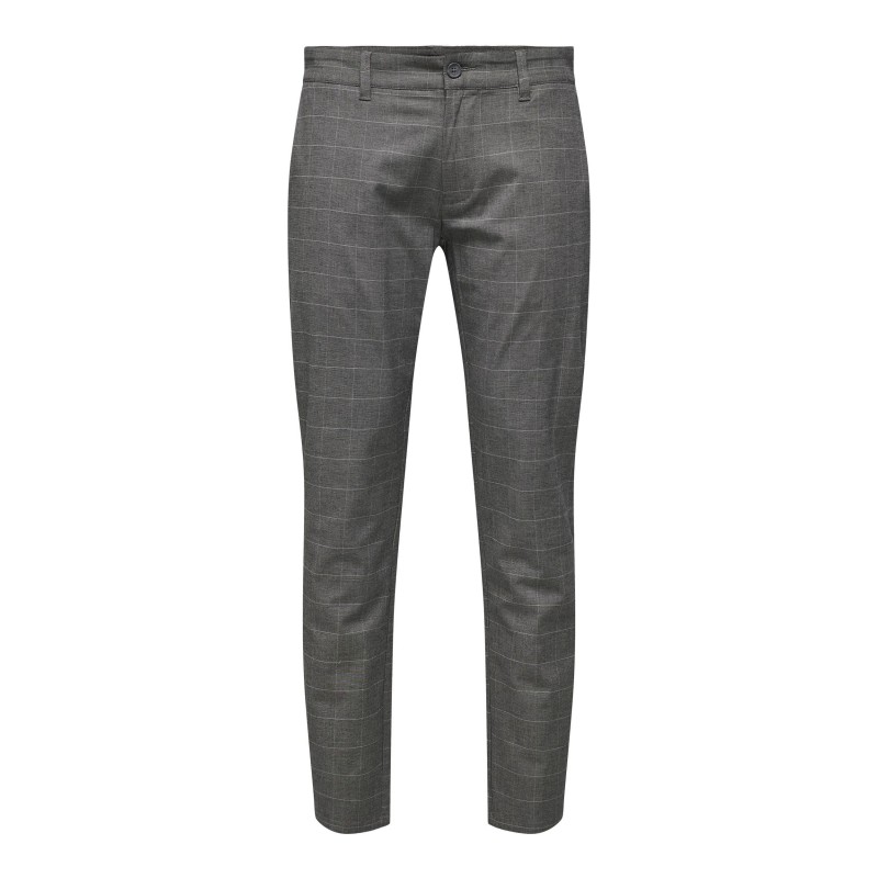 Only & Sons Mark Performance Chino Bukser - Grey Pinstripe