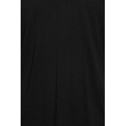 Solid Rock kortærmet v-hals T-shirt - True Black