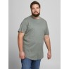 JACK & JONES Plus Noa Basic T-shirt Med Ekstra Længde  - Sedona Sage