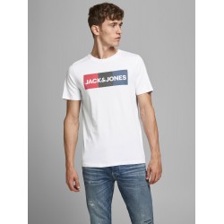 Jack & Jones logo T-shirt - White