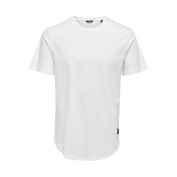 ONLY & SONS Matt longly T-shirt - Hvid