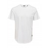 ONLY & SONS Matt Longy T-Shirt - Hvid