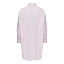 Only Mathilde oversized bomulds skjorte - Parfait Pink