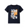 Name It Kids Malte Marvel T-shirt - Dark Sapphire