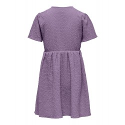 Kids ONLY Dani kortærmet kjole - Chalk Violet