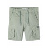 Name It mini Ryan twill cargo shorts - Iceberg Green