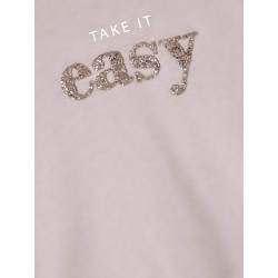 Name It Kids Flonia "Take it easy" sweatshirt - Violet Ice