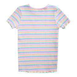 LIBERTÈ Kids Natalia kortærmet T-shirt - Multi Stripe Green