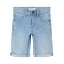 NAME IT Kids Sofus Lange Denim Shorts - Light Blue Denim