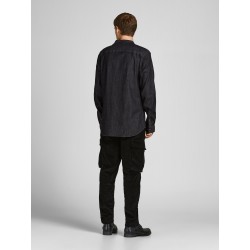 JACK & JONES Band denimskjorte - Black Denim