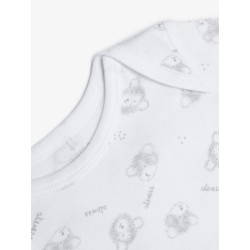 Name It Baby Teddy 3-pak bodystocking - Alloy