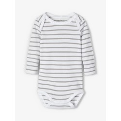 Name It Baby Teddy 3-pak bodystocking - Alloy