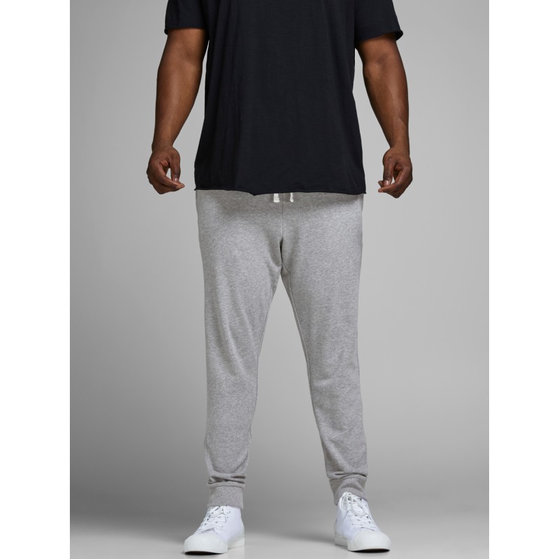 JACK & JONES Plus Holmen Sweatpants - Light Grey Melange