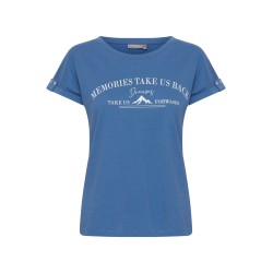 Fransa Dream T-shirt - Dutch Blue