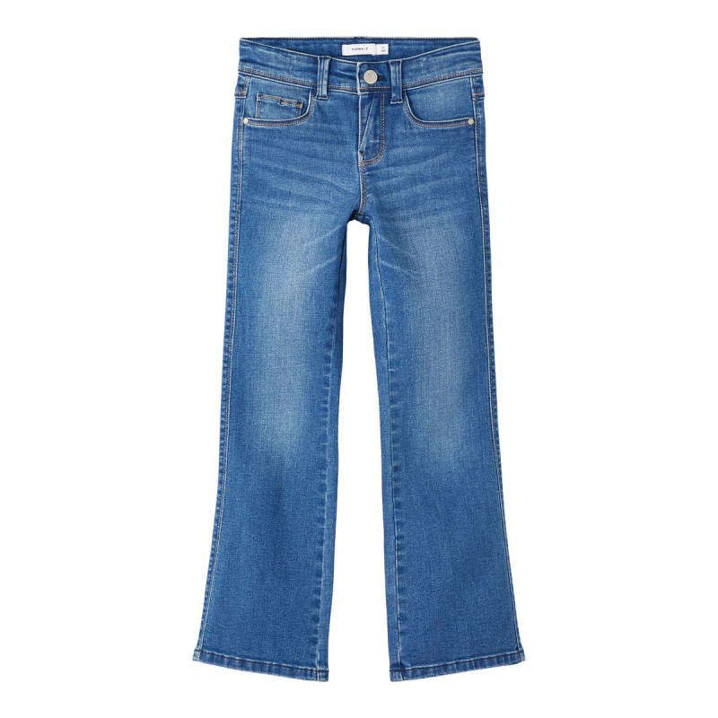 NAME IT Kids Polly Bootcut Jeans - Dark Blue Denim