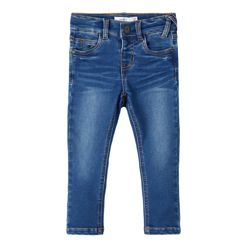 Name It Mini sweat slim fit jeans - Medium Blue Denim