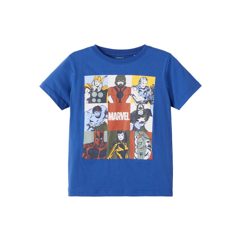 Name It Kids Marvel T-shirt - Nouvean Navy