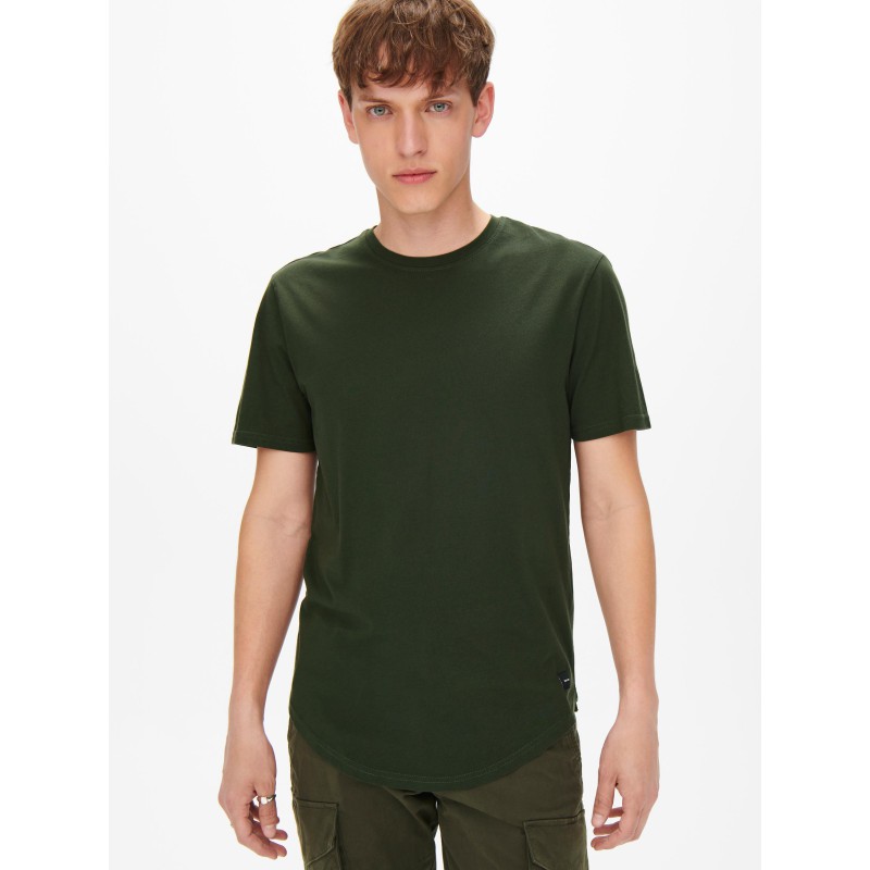 ONLY & SONS Matt Longy T-shirt - Rosin